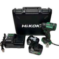  HiKOKI ハイコーキ インパクトレンチ 充電器・充電池2個・ケース付 コードレス式 36v WR36DC グリーン Aランク