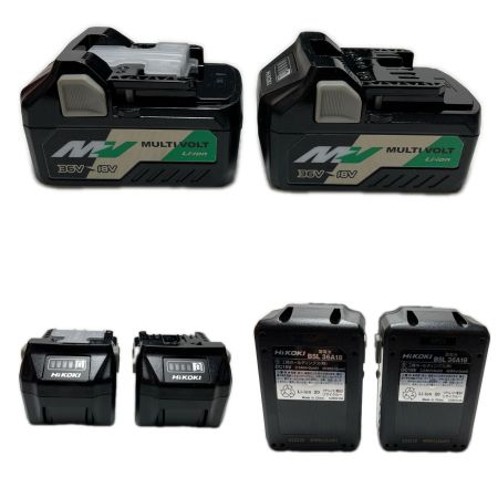  HiKOKI ハイコーキ インパクトレンチ 充電器・充電池2個・ケース付 コードレス式 36v WR36DC グリーン