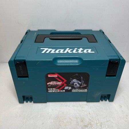 MAKITA マキタ 丸のこ ケース付 125mm 40v HS007G ブラック