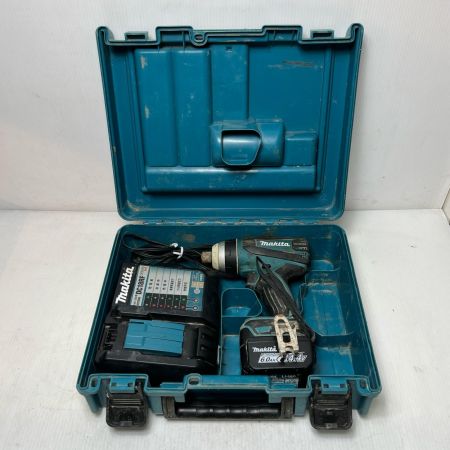 MAKITA マキタ インパクトドライバ  充電器・充電池1個・ケース付  TP130D ブルー