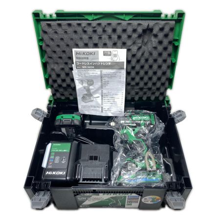  HiKOKI ハイコーキ インパクトレンチ 充電器・充電池2個・システムケース2付 WR36DH グリーン