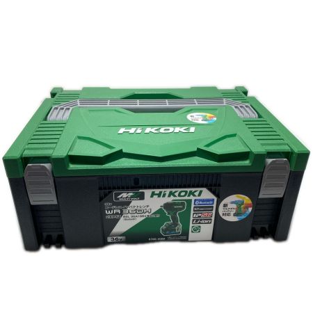  HiKOKI ハイコーキ インパクトレンチ 充電器・充電池2個・システムケース2付 WR36DH グリーン