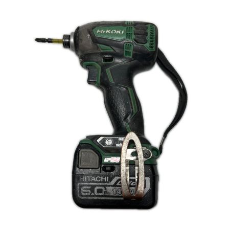  HiKOKI ハイコーキ インパクトドライバ 充電池1個付 WH14DDL2 グリーン