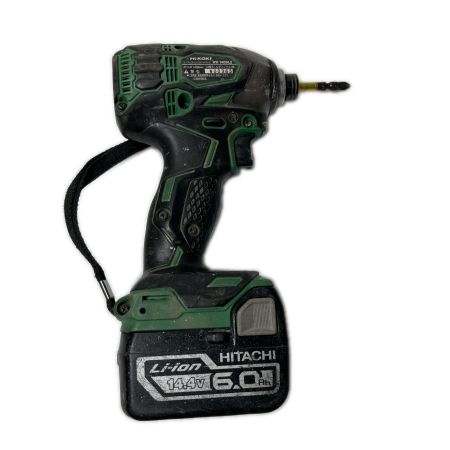  HiKOKI ハイコーキ インパクトドライバ 充電池1個付 WH14DDL2 グリーン