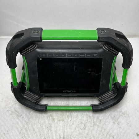 HITACHI 日立 バッテリー式ラジオ付きテレビ  本体のみ  アンテナ破損 UR18DSML グリーン