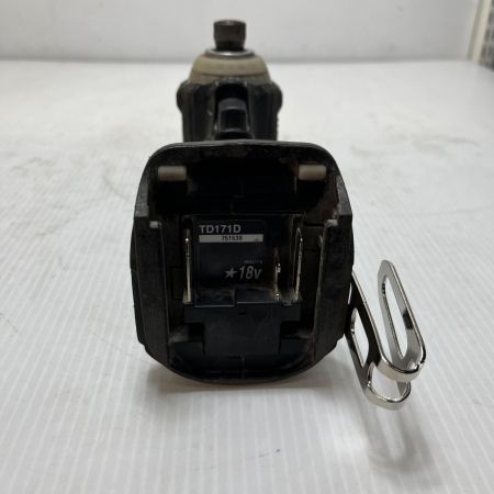  MAKITA マキタ インパクトドライバ  本体のみ 18v  TD171D ブラック