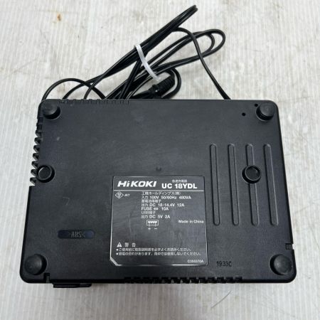 HiKOKI ハイコーキ 充電器  UC18YDL ブラック