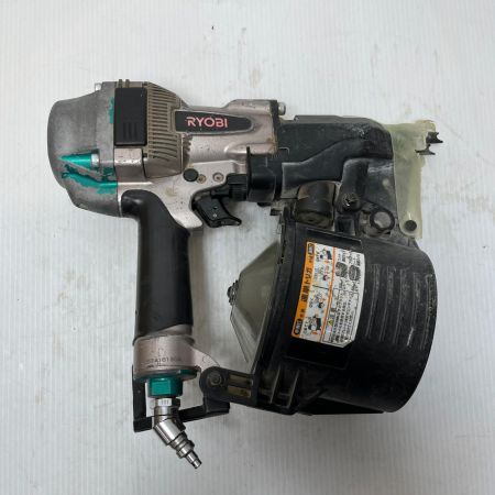  RYOBI リョービ エア釘打ち 本体のみ 高圧 90mm 不明 グリーン×シルバー