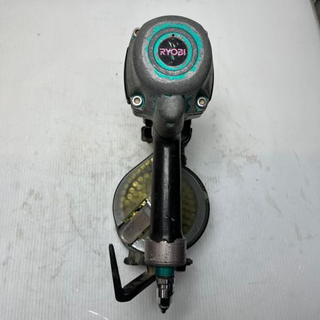  RYOBI リョービ エア釘打ち 本体のみ 高圧 90mm 不明 グリーン×シルバー