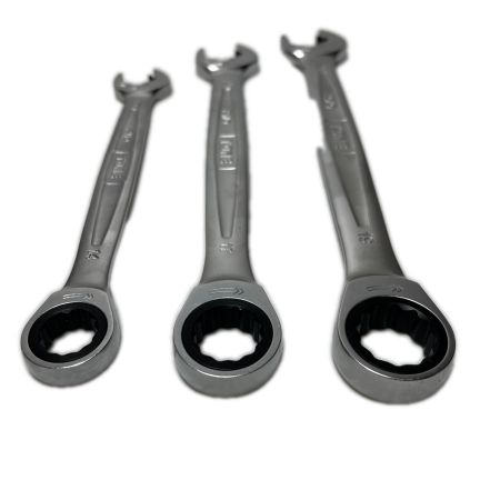  TONE トネ クイックラチェットめがねレンチセット 収納ポーチ付 7本(8,10,12,13,14,17,19) RMQ700