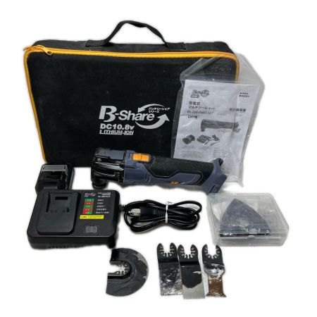 B-Share マルチツール 充電器・充電池1個・ケース付  BS-108VNMT-BFS グレー