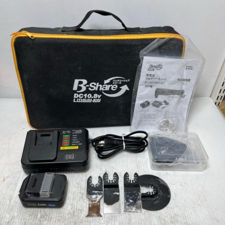 B-Share マルチツール 充電器・充電池1個・ケース付  BS-108VNMT-BFS グレー