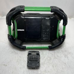 HITACHI 日立  バッテリー式ラジオ 充電池1個付 UR18DSDL グリーン Cランク
