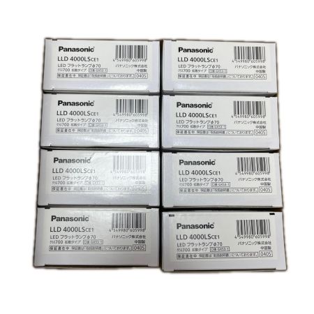  Panasonic パナソニック LEDフラットランプ  8個入り LLD4000LSCE1