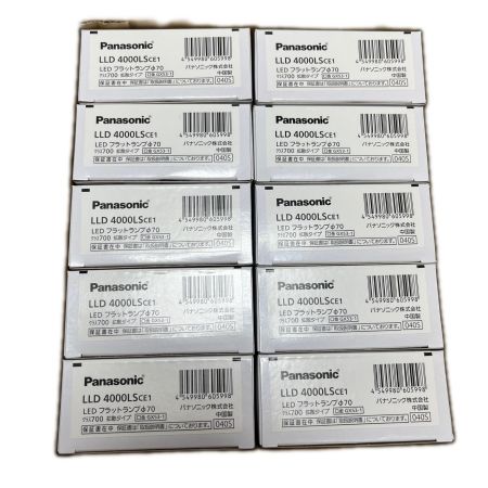  Panasonic パナソニック  LEDフラットランプ 10個入り LLD4000LSCE1