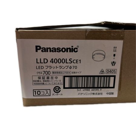  Panasonic パナソニック LEDフラットランプ 10個入り LLD4000LSCE1