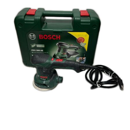  BOSCH ボッシュ サンダー ケース・小物付属 100v PEX260AE グリーン