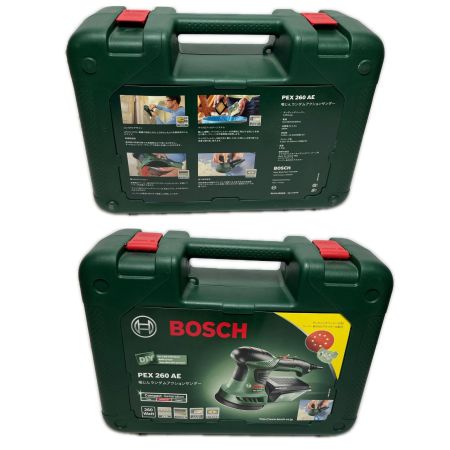  BOSCH ボッシュ サンダー ケース・小物付属 100v PEX260AE グリーン