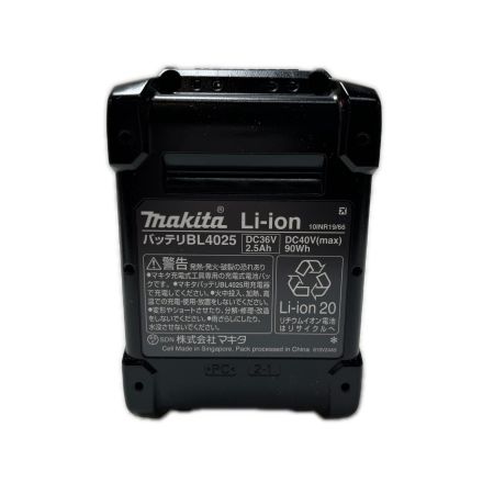 MAKITA マキタ バッテリー 未使用品(S) 40v 2.5Ah BL4025