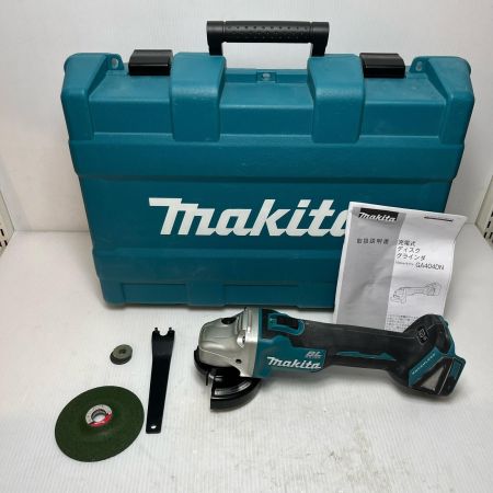  MAKITA マキタ ディスクグラインダー ケース・工具・カバー・取説付 GA404DN ブルー