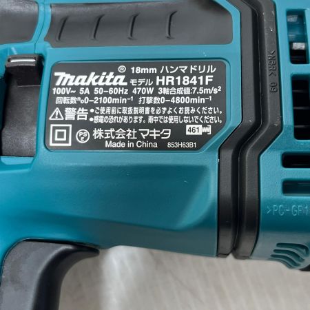  MAKITA マキタ ハンマドリル  ケース付 18mm HR1841F ブルー