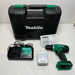 ΘΘ MAKITA マキタ ドライバドリル   充電器・充電池1個・ケース付 MDF347D グリーン Cランク
