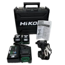 ΘΘ HiKOKI ハイコーキ インパクトドライバ  充電器・充電池2個・ケース付 WH36DD ブラック Sランク