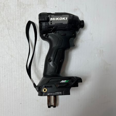  HiKOKI ハイコーキ インパクトドライバ  充電器・充電池2個・ケース付 WH36DD ブラック