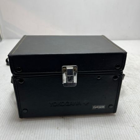 YOKOGAWA 接地抵抗計 接地棒2本・接地線3本・ケース付  3235