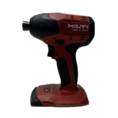  Hilti ヒルティ インパクトドライバ 充電器・充電池1個付 SID4-A22 レッド×ブラック