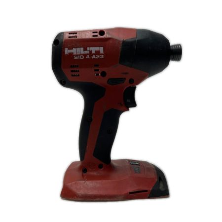  Hilti ヒルティ インパクトドライバ 充電器・充電池1個付 SID4-A22 レッド×ブラック