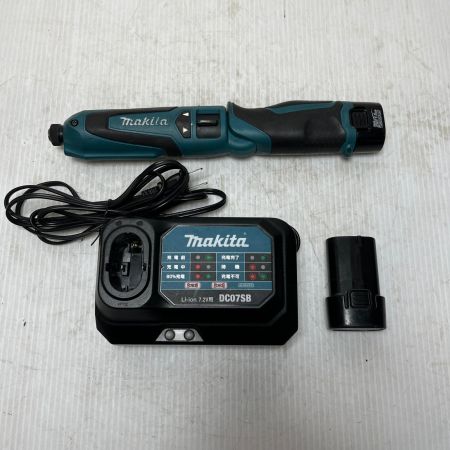  MAKITA マキタ ペンドライバドリル 充電器・充電池2個付 7.2v TD021D グリーン