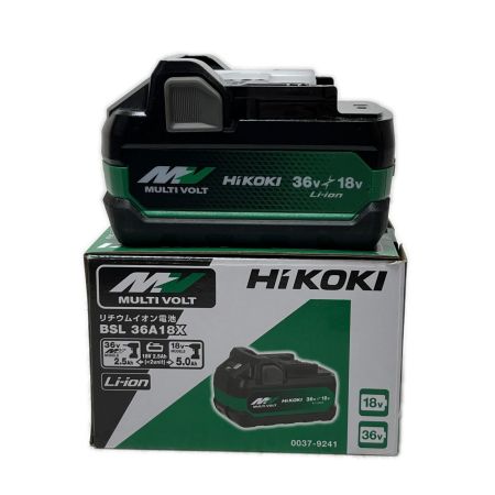  HiKOKI ハイコーキ バッテリー 36v BSL36A18X