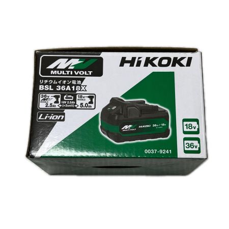  HiKOKI ハイコーキ バッテリー 36v BSL36A18X