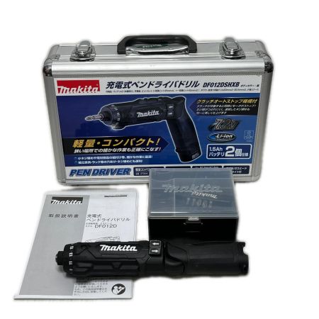  MAKITA マキタ ペンインパクトドライバ アルミケース・小物入れケース・取説・ビット5本セット付 コードレス式 7.2v DF012D ブラック