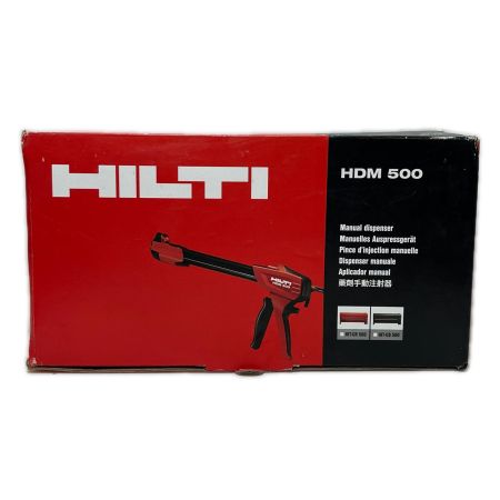  Hilti ヒルティ コーキングガン 箱付 HDM-500 レッド
