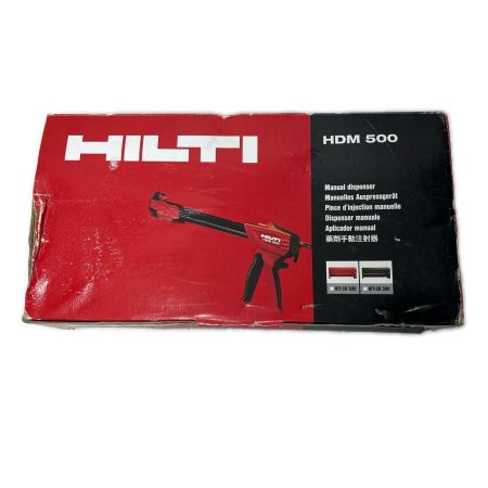  Hilti ヒルティ コーキングガン 箱付 HDM-500 レッド