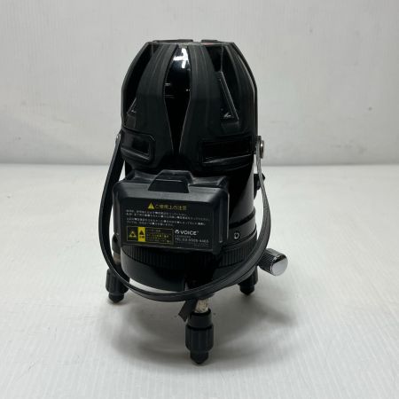 VOICE ボイス レーザー墨出し器 L字板・ゴーグル・ACアダプター・三脚接続アダプター・肩紐・ケース付 VLR-8X ブラック