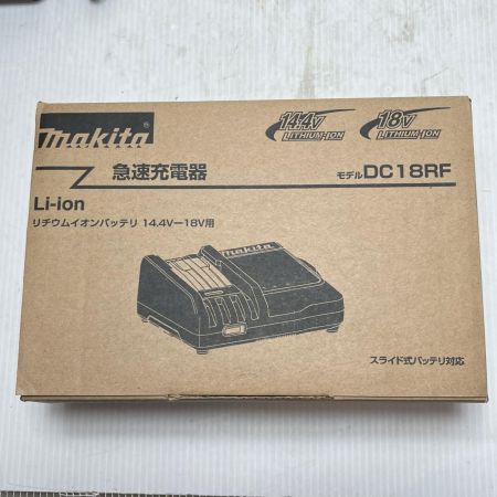  MAKITA マキタ 急速充電器 未使用品(S) コード式 100v DC18RF ブラック
