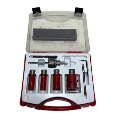  MIYANAGA ホルソー  インパクトシャンク・ドリル2本・コア押し出し棒・ケース付 SLBIBOX1JD