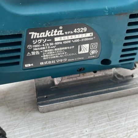 MAKITA マキタ ジグソー 本体のみ  4329 ブルー