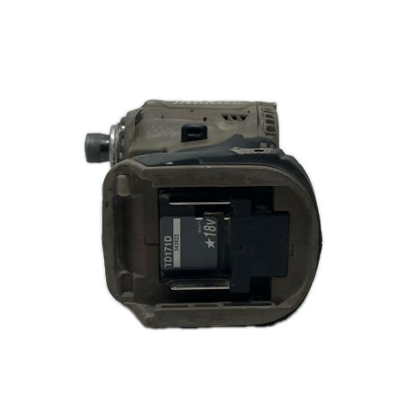 MAKITA マキタ インパクトドライバ 本体のみ コードレス式 18v キズ・ハガレ有 ライト点かない TD171D オリーブ