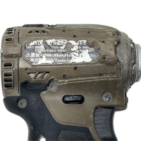 MAKITA マキタ インパクトドライバ 本体のみ コードレス式 18v キズ・ハガレ有 ライト点かない TD171D オリーブ
