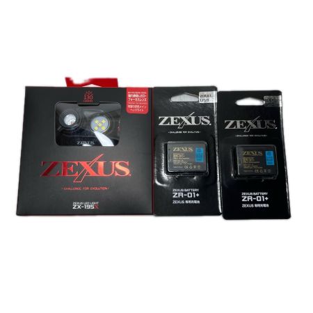 富士灯器株式会社  ヘッドライト  未使用品(S)  ZX-195X ブラック