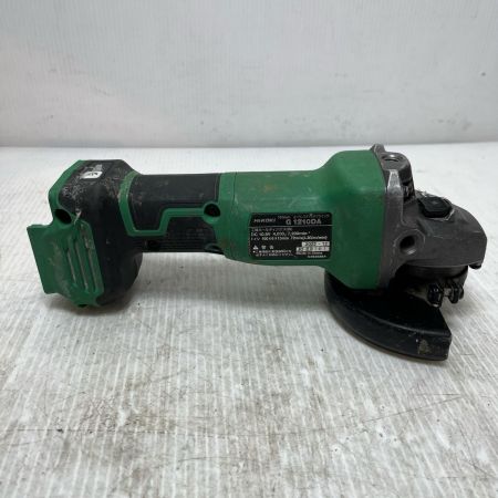 HiKOKI ハイコーキ ディスクグラインダー 充電器・充電池2個・システムケース2付 G1210DA グリーン
