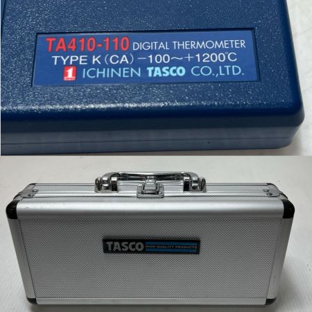 イチネンTASCO  接触型デジタル温度計 アタッチメント・ケース付 TA410-110
