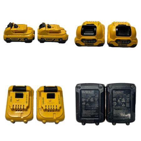DEWALT インパクトドライバ 充電池2個・ケース付 コードレス式 10.8v DCF801 D2 イエロー