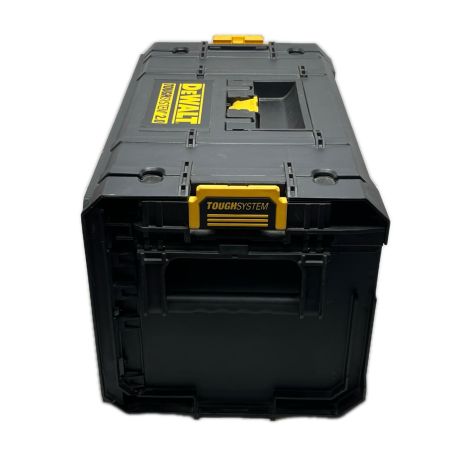 DEWALT 二段工具ケース 使用感有 TOUGH SYSTEM 2.0 ブラック×イエロー