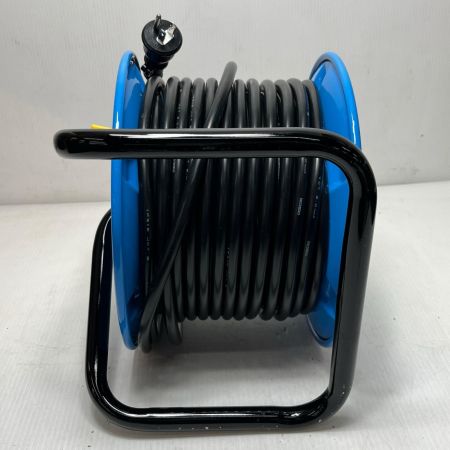 NICHIDO コードリール 30m 屋外用 NPW-E33 ブルー