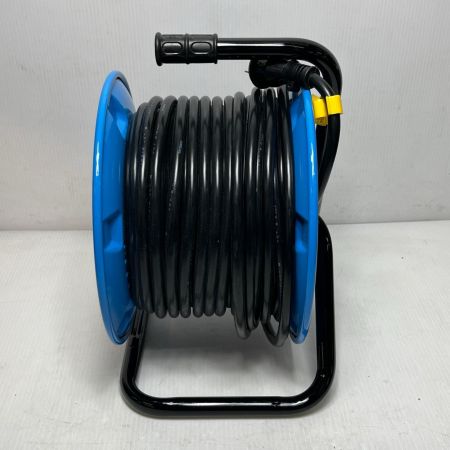 NICHIDO コードリール 30m 屋外用 NPW-E33 ブルー